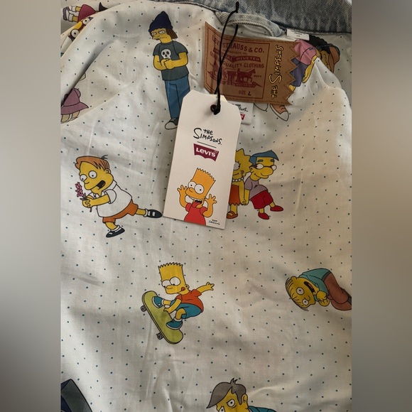 Levi’s x Simpsons - Limited Edition Bart Simpson Trucker Jacket - Picture 6 of 6